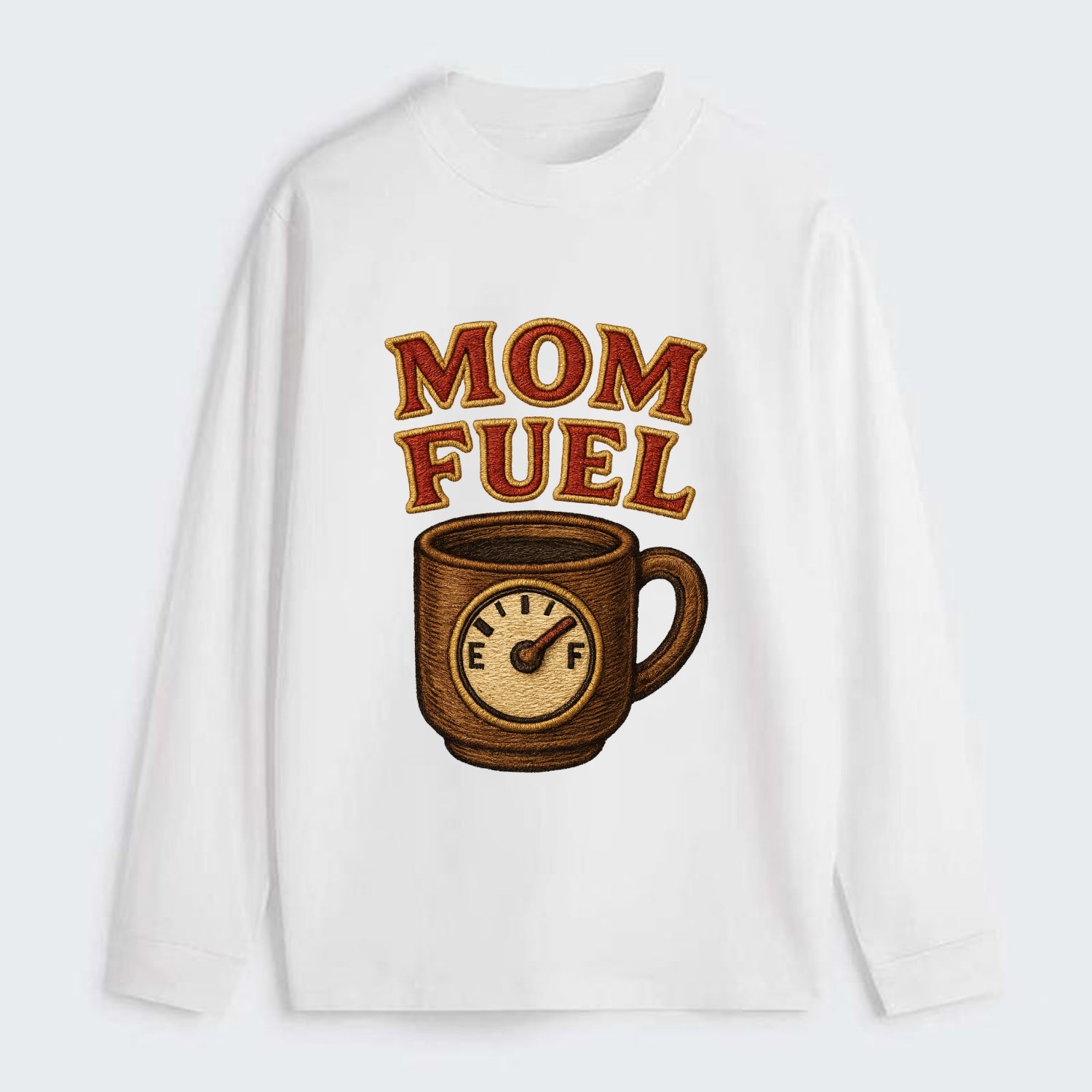 Mom Fuel  - Classic Long Sleeve Shirt - White