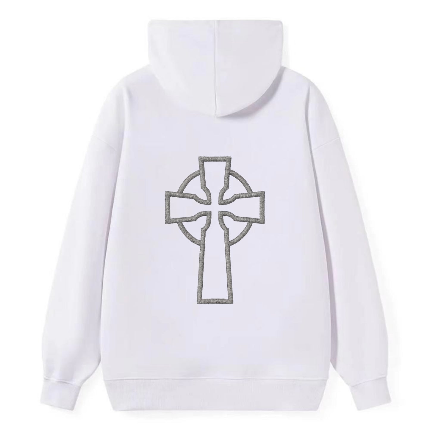 Iona Cross - Classic Pullover Hoodie - White