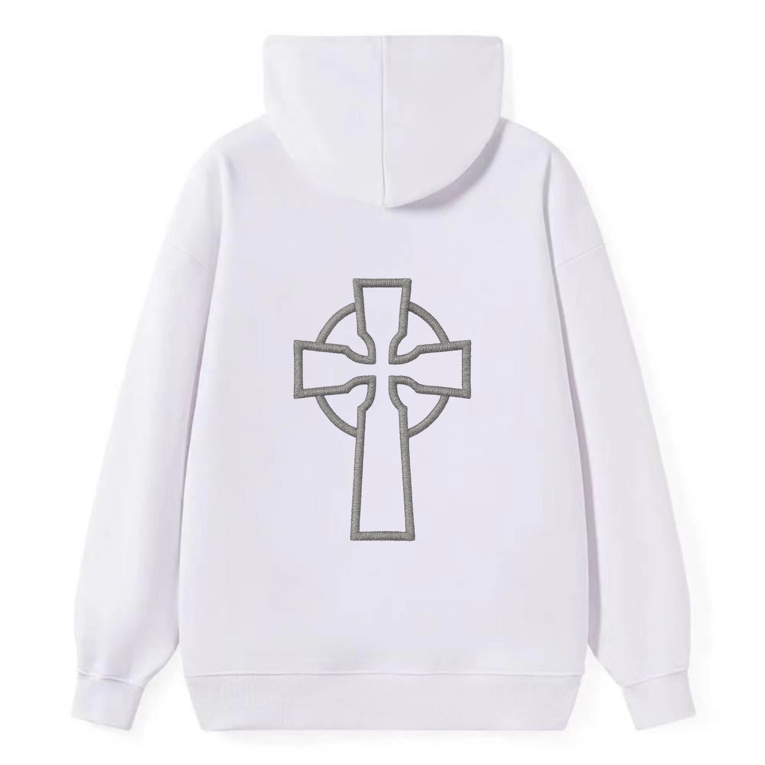 Iona Cross - Classic Pullover Hoodie - White