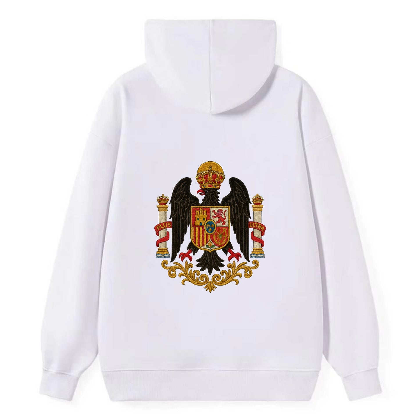 Imperial Eagle Of Spain Crest - Classic Pullover Hoodie - White