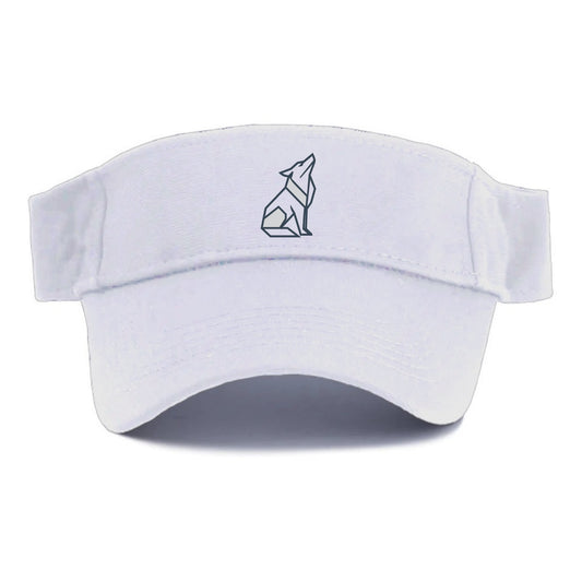 Titanium Wolf Strong  - Visor - White