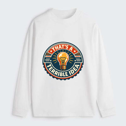 Bold Idea Rebellion - Classic Long Sleeve Shirt - White