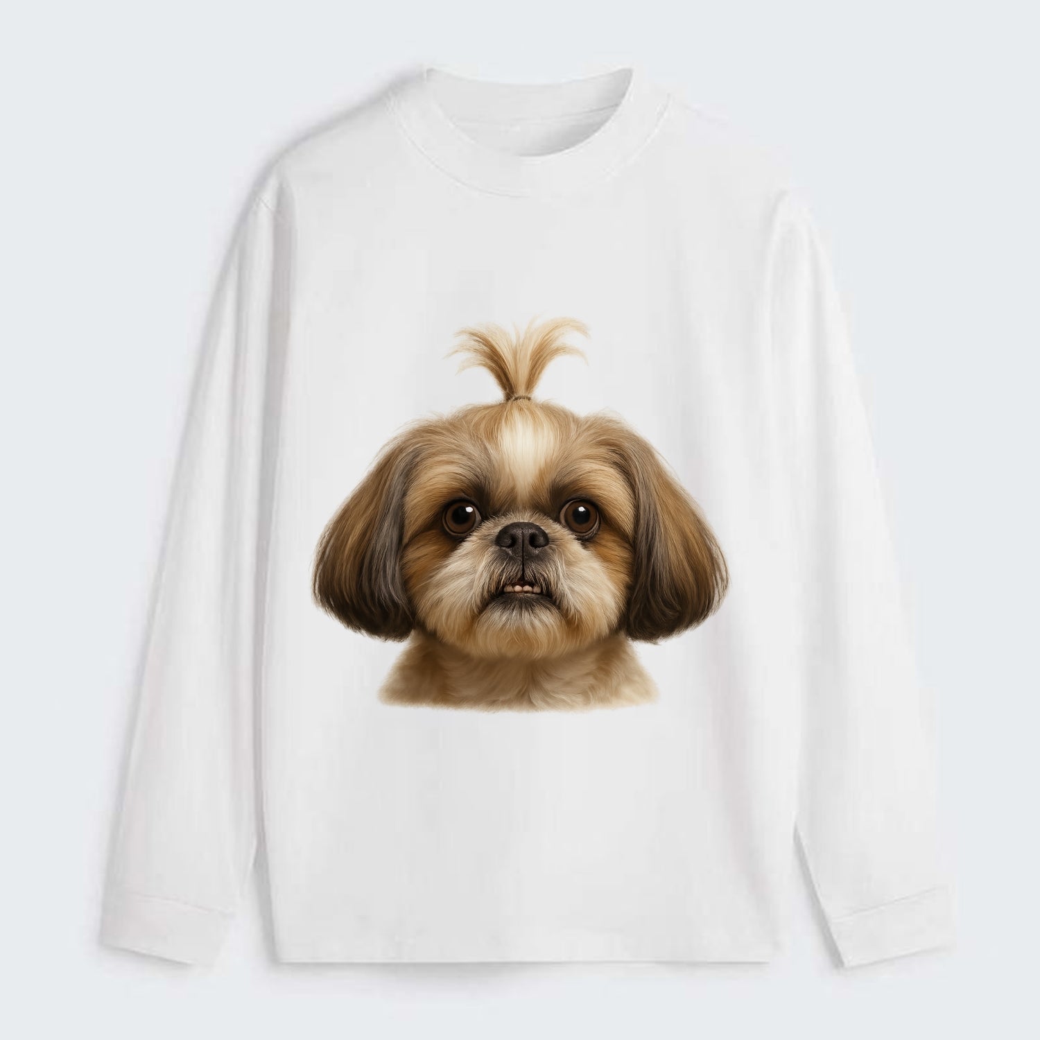 Shih Tzu  - Classic Long Sleeve Shirt - White