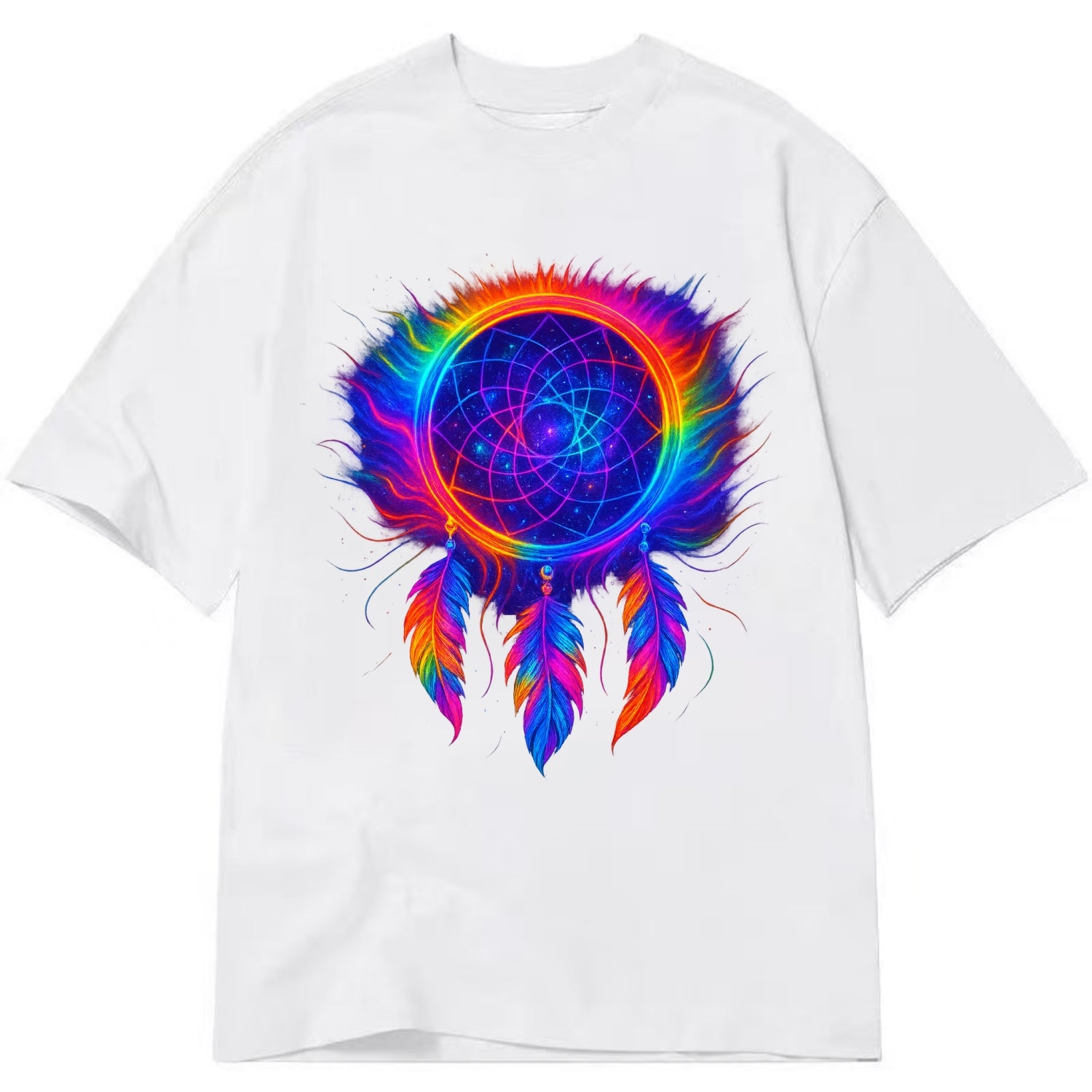 Dream Catcher Universe - Cosmic dreamcat - Classic T-shirt - White