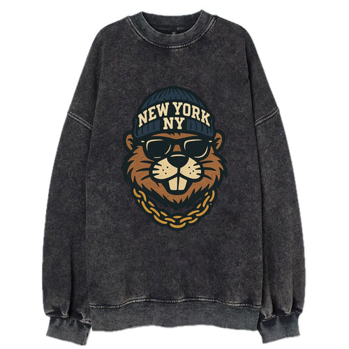 Beaver NEW YORK - Vintage Sweatshirt