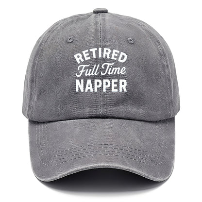 retired full time napper Hat