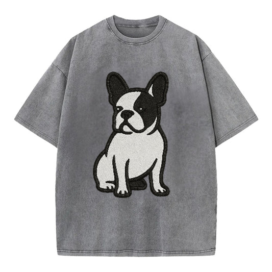 french-bulldog-black-white-charming-pose Hat