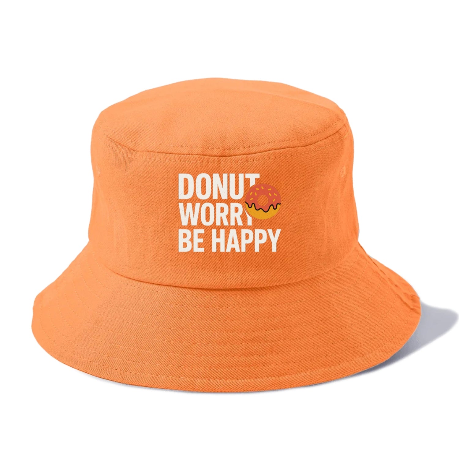 donut worry be happy Hat