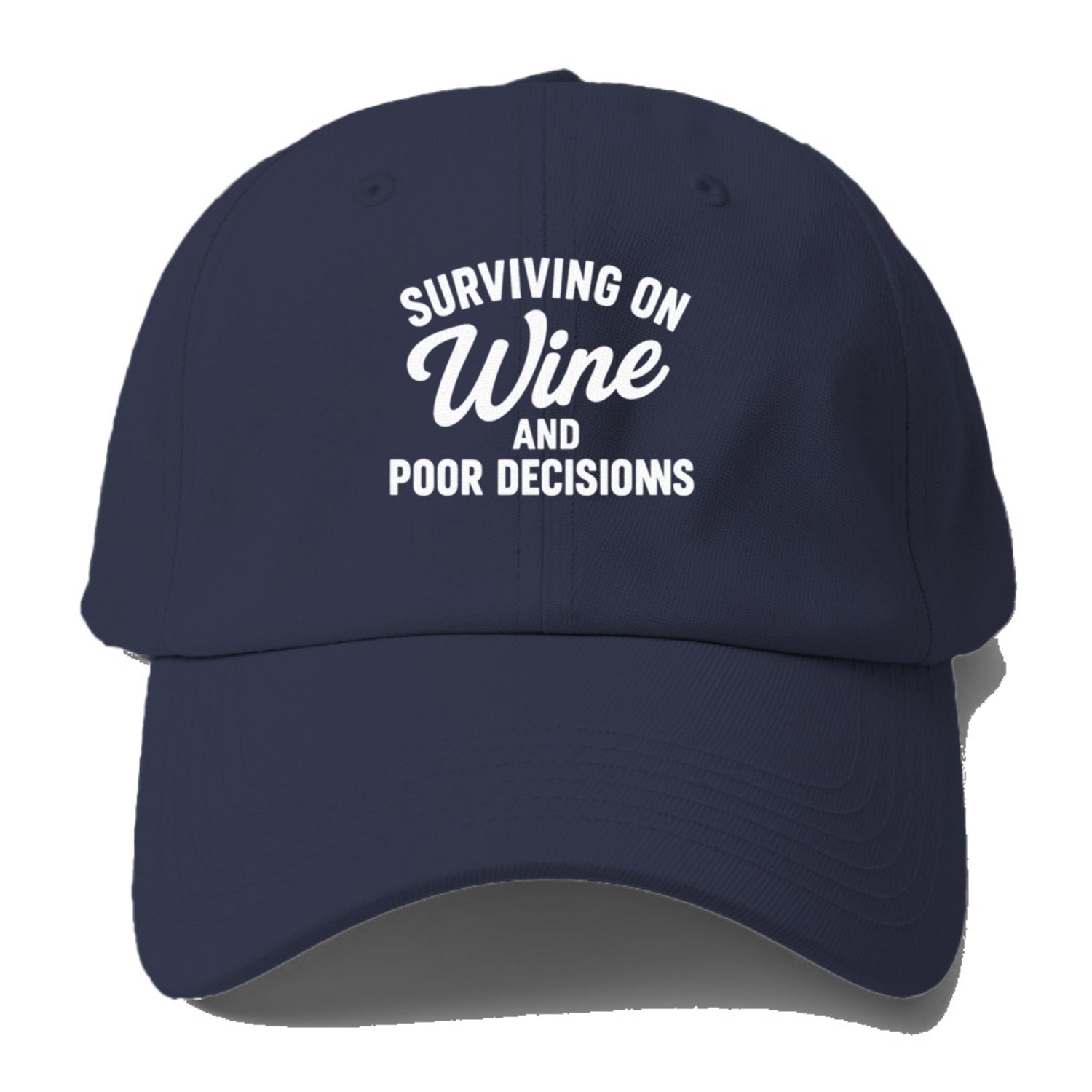 wine surviving poor decisions humorous hat Hat