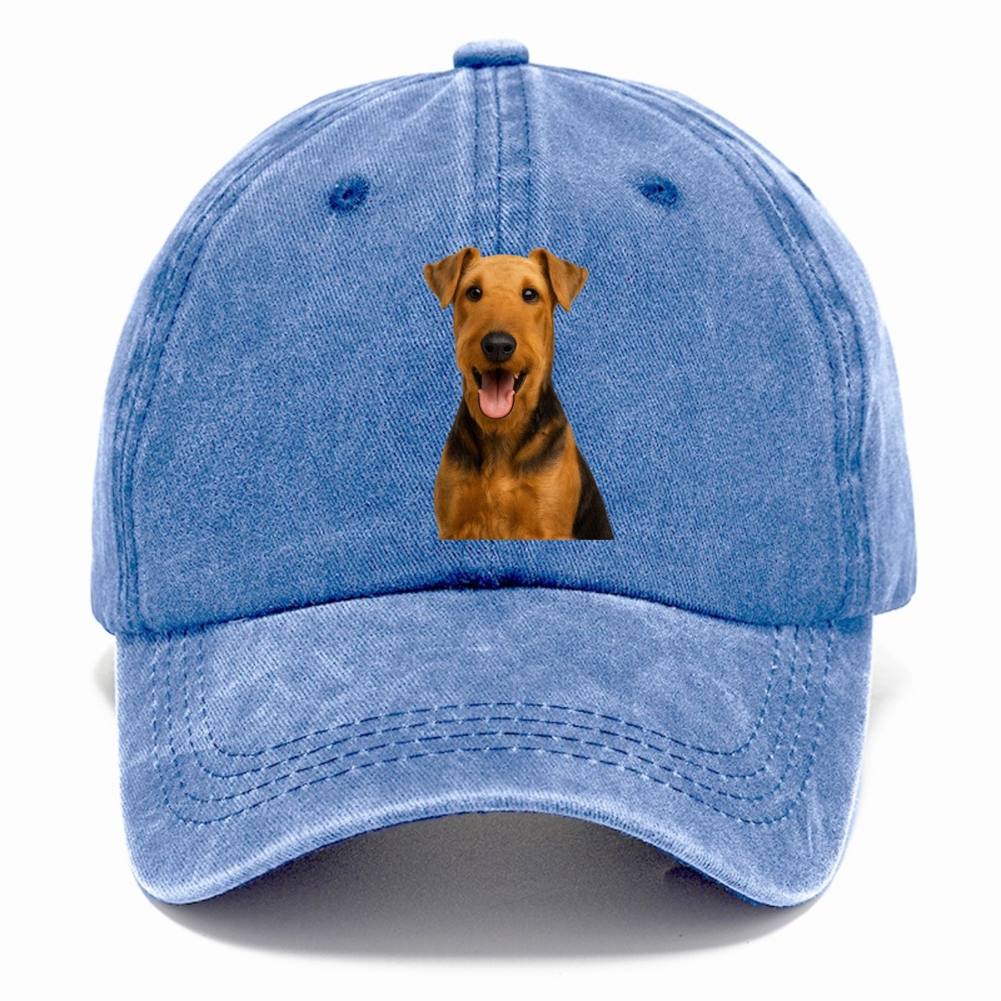 airedale terrier portrait design Hat