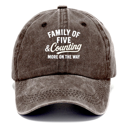 family of five and counting Hat