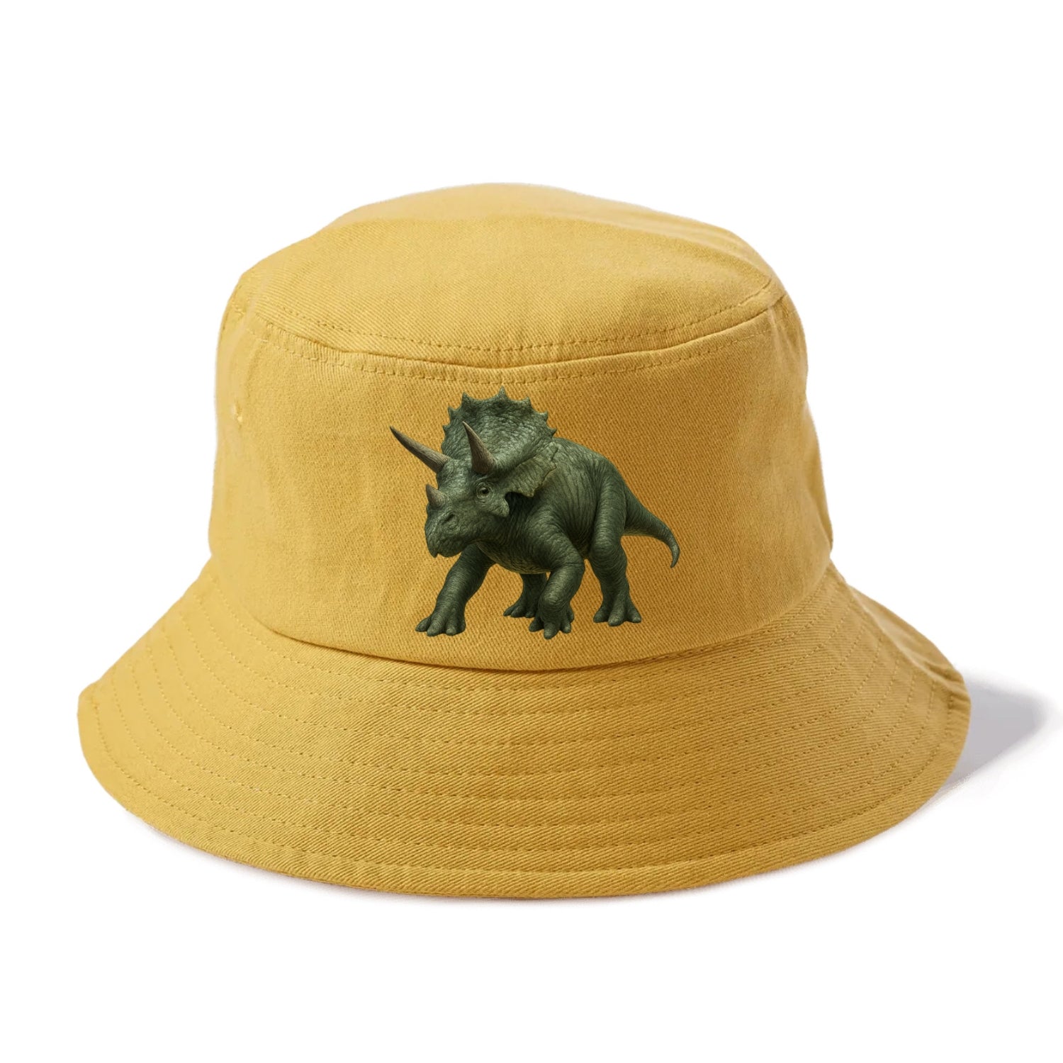detailed triceratops in verdant light Hat