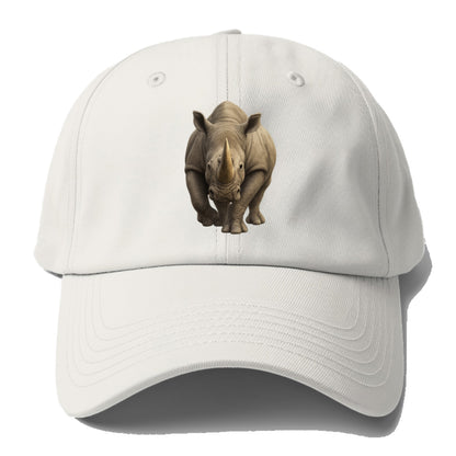 rhino portrait intense gaze illustration Hat