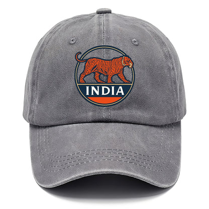 indian tiger heritage logo Hat