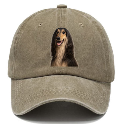 afghan hound portrait design Hat