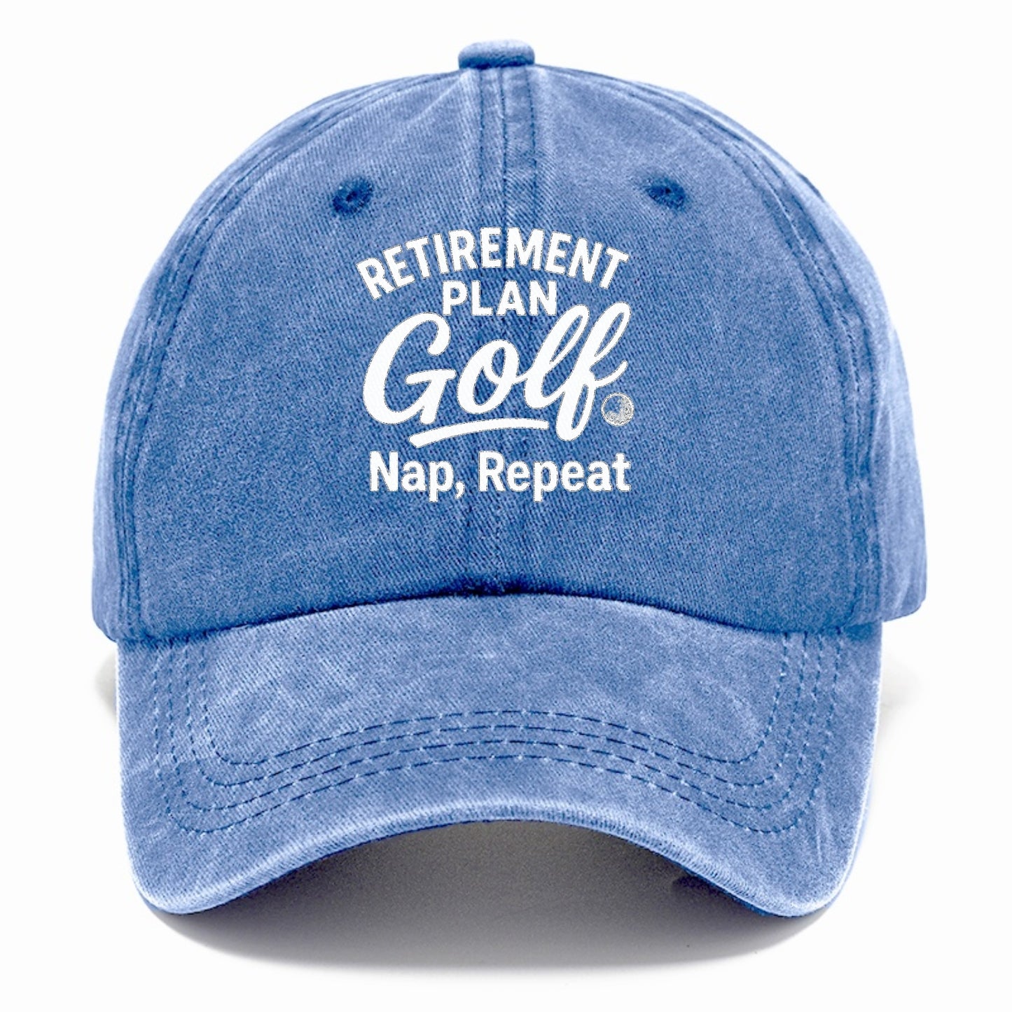 retirement golf nap repeat plan Hat