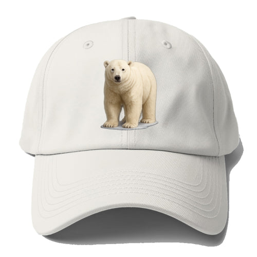 Majestic Polar Bear Front Portrait Baseball Cap