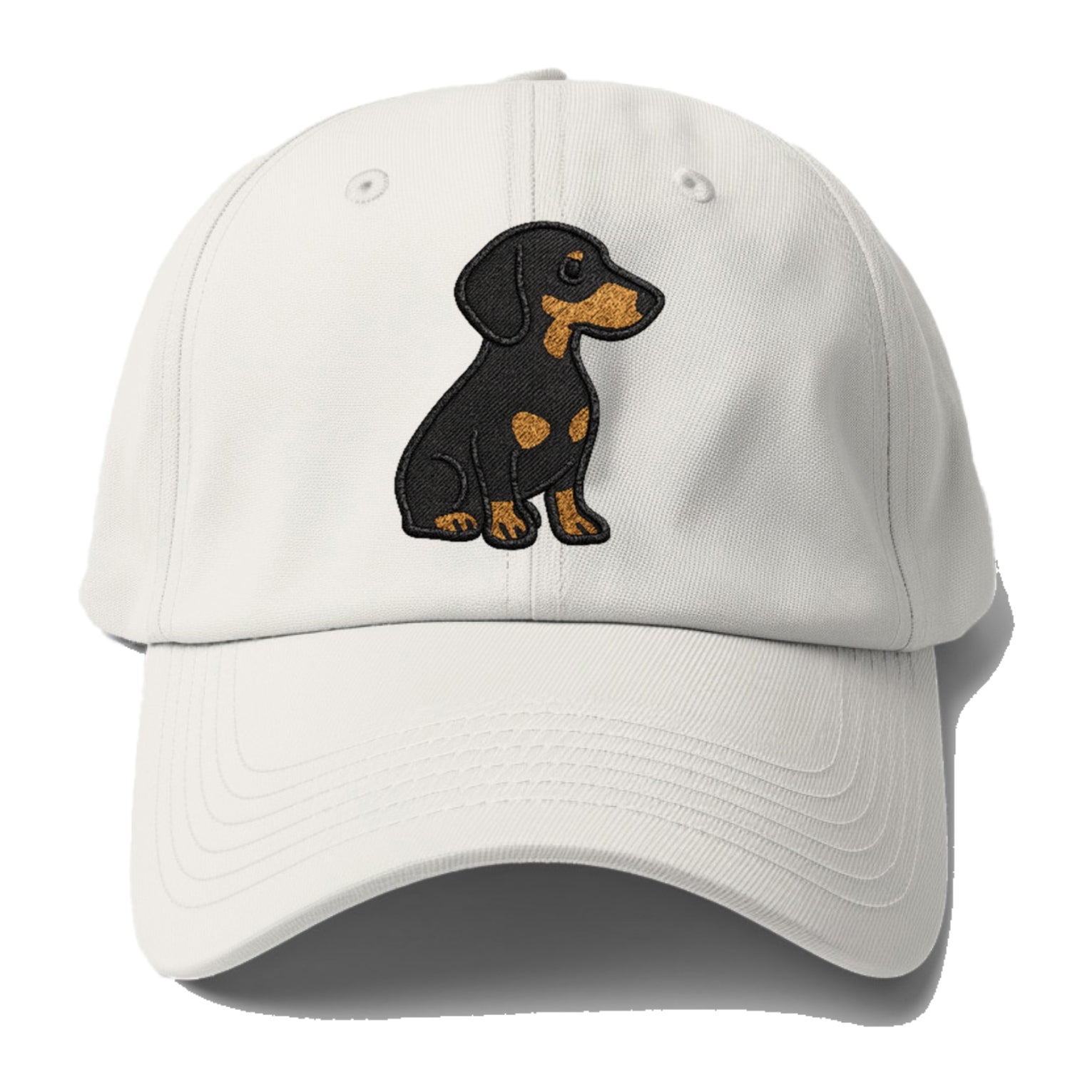dachshund-black-and-tan-loyal-companion Hat