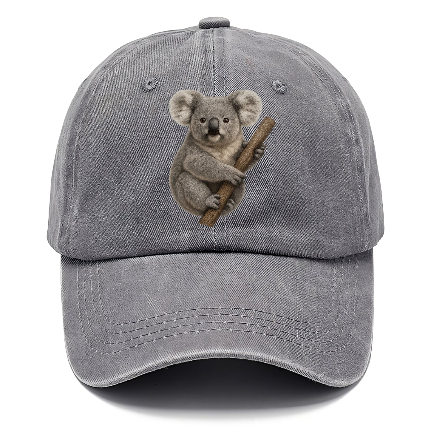 realistic koala on branch portrait Hat