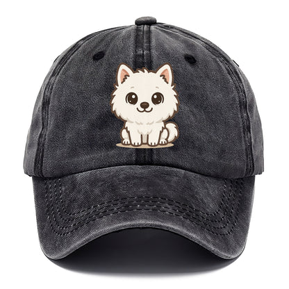 american-eskimo-dog-premium-design Hat
