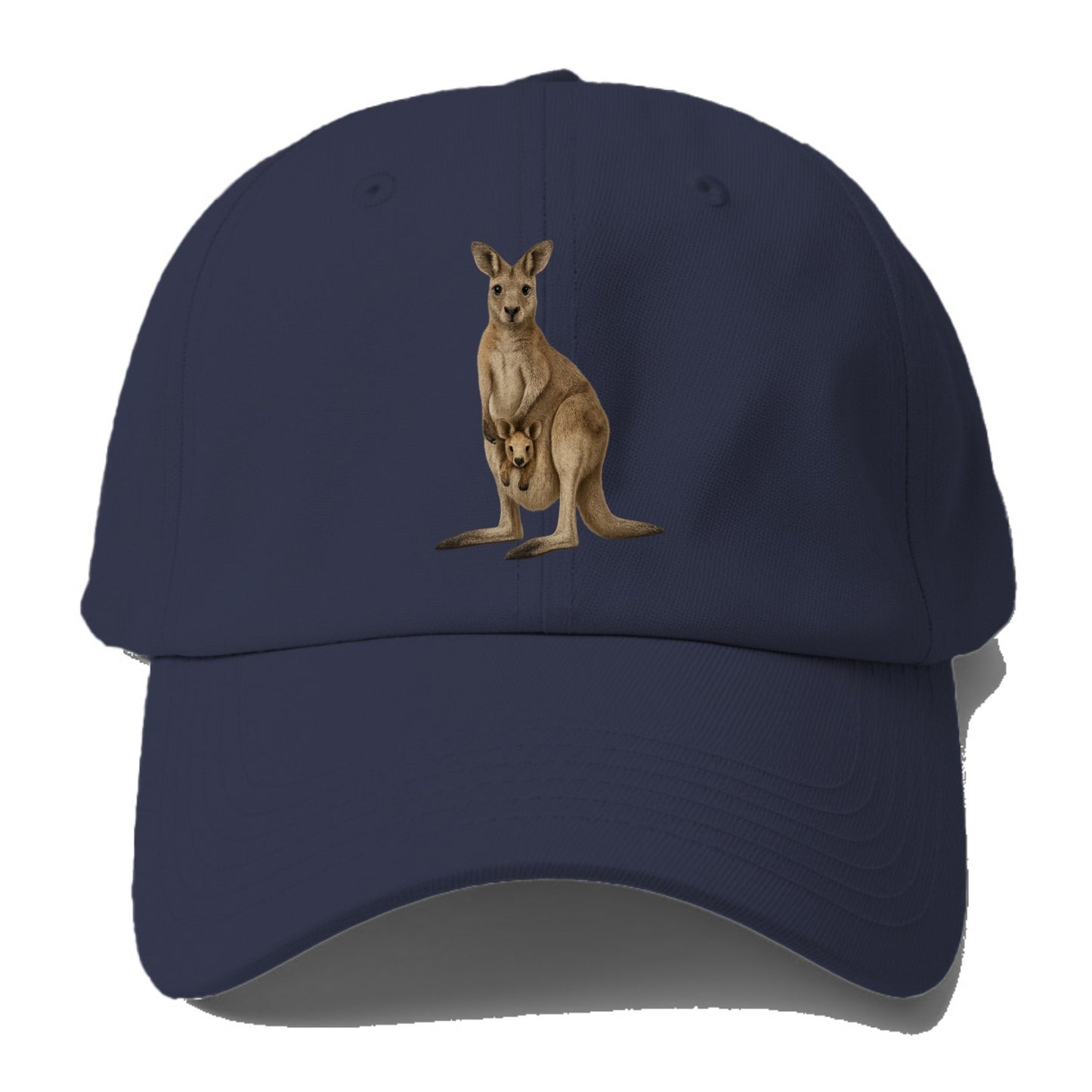 kangaroo mother and baby portrait Hat