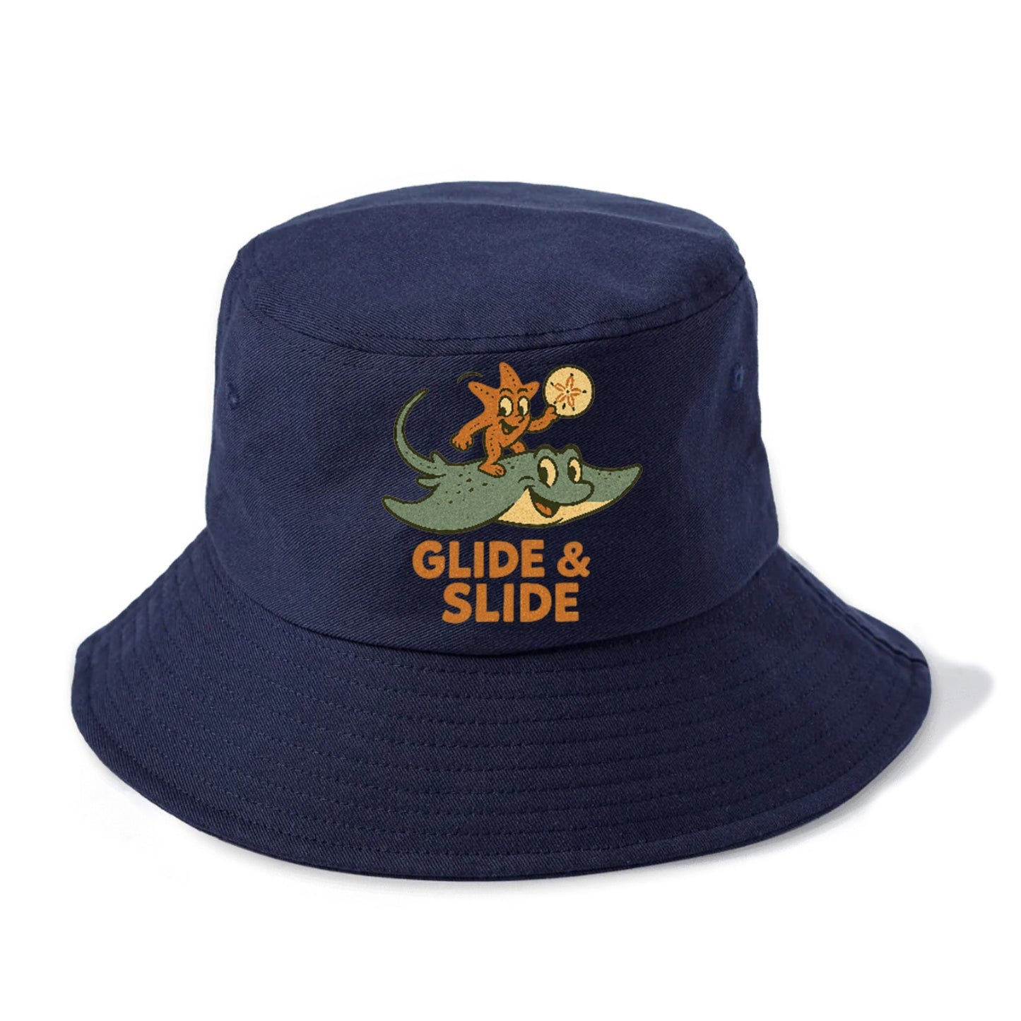 stingray-starfish-sand-dollar-glide-slide Hat