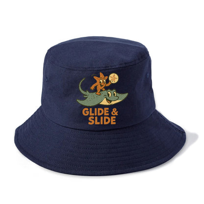 stingray-starfish-sand-dollar-glide-slide Hat