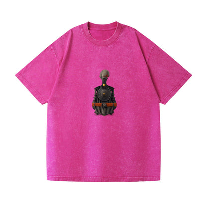 steam engine textured train illustration Hat