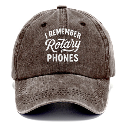 remembering rotary phones vintage nostalgia Hat
