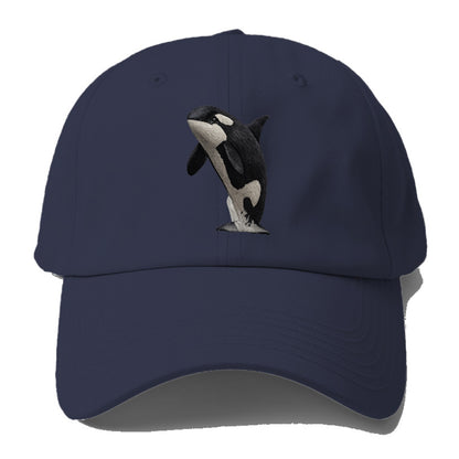 majestic orca leaping from the waves Hat
