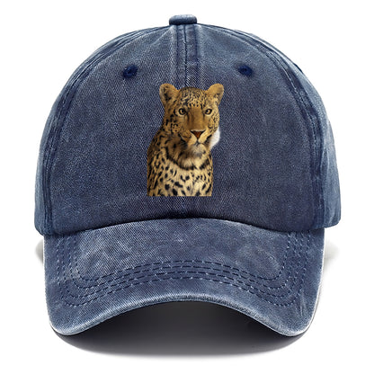 leopard portrait design Hat