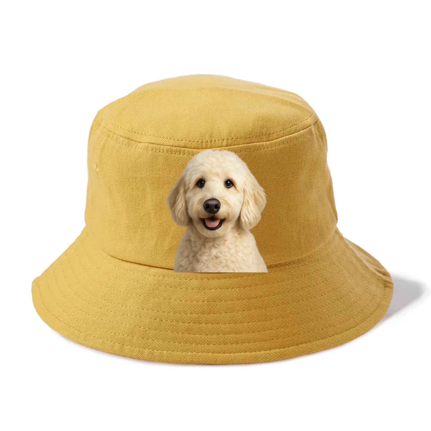 english cream doodle portrait design Hat