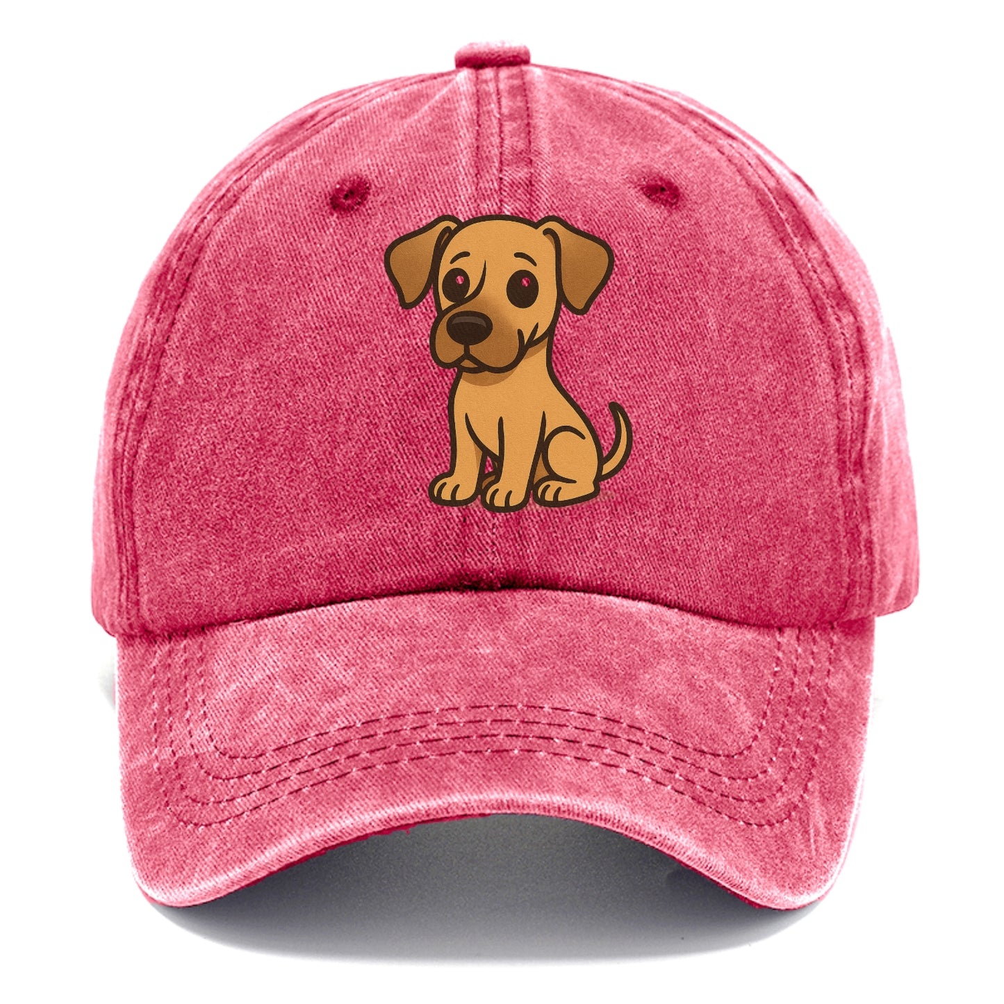 great dane fawn colored sitting pose with gentle expression portrait design Hat
