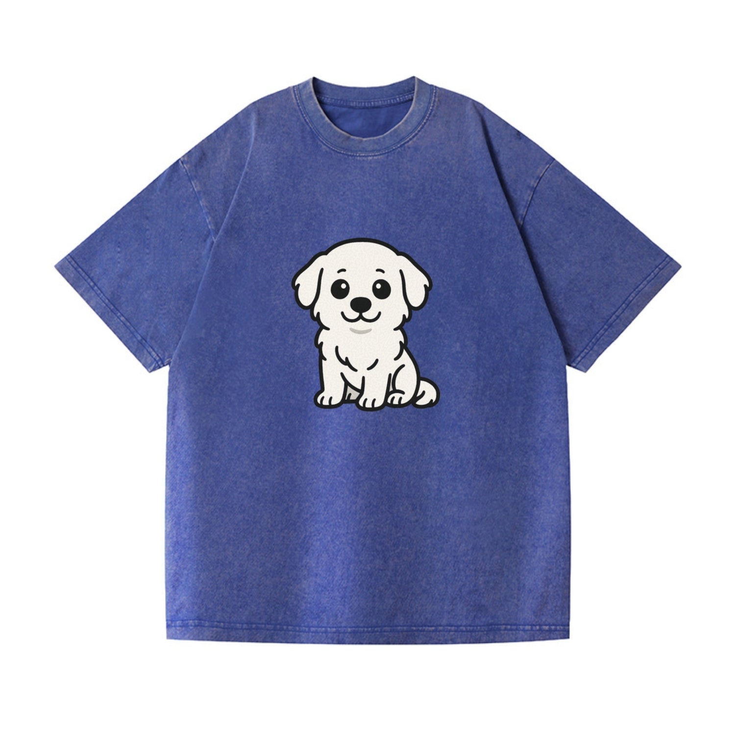 great pyrenees white fluffy sitting pose portrait design Hat