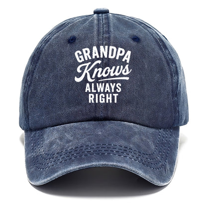 grandpa always right Hat