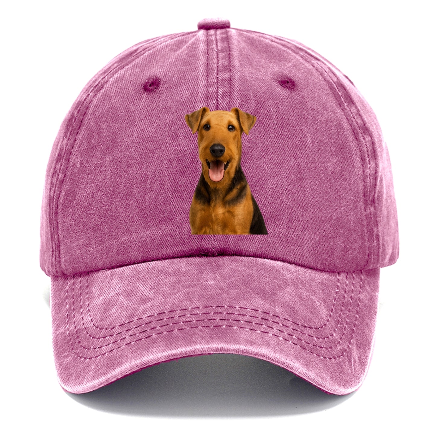 airedale terrier portrait design Hat