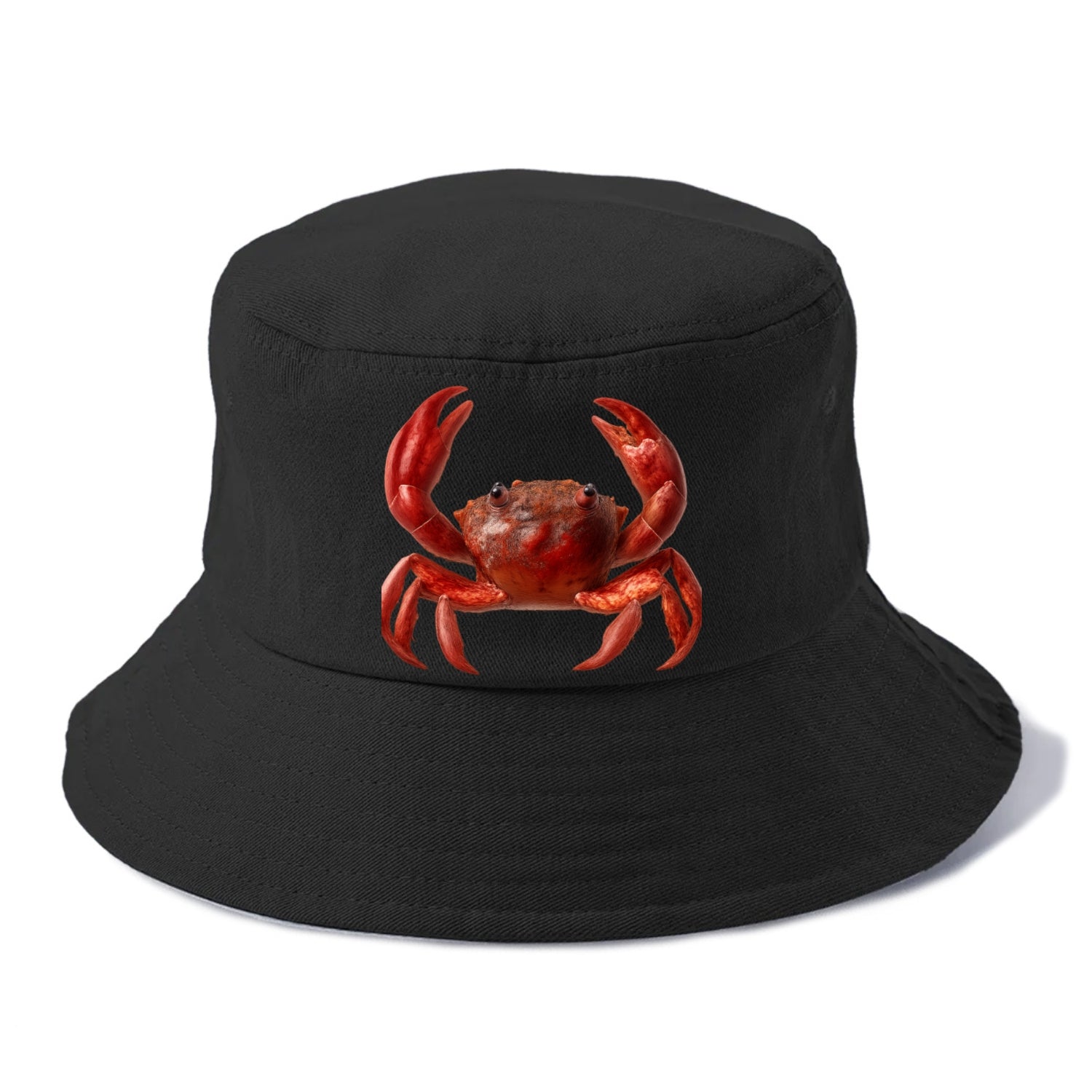 crab portrait design Hat