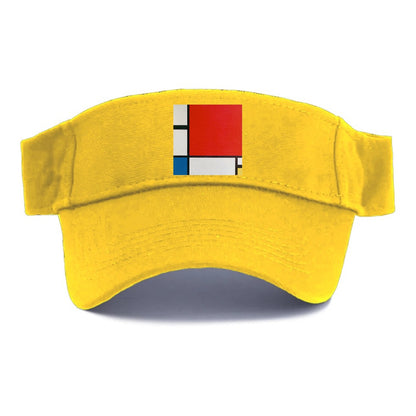 Composition with Red Blue and Yellow Hat