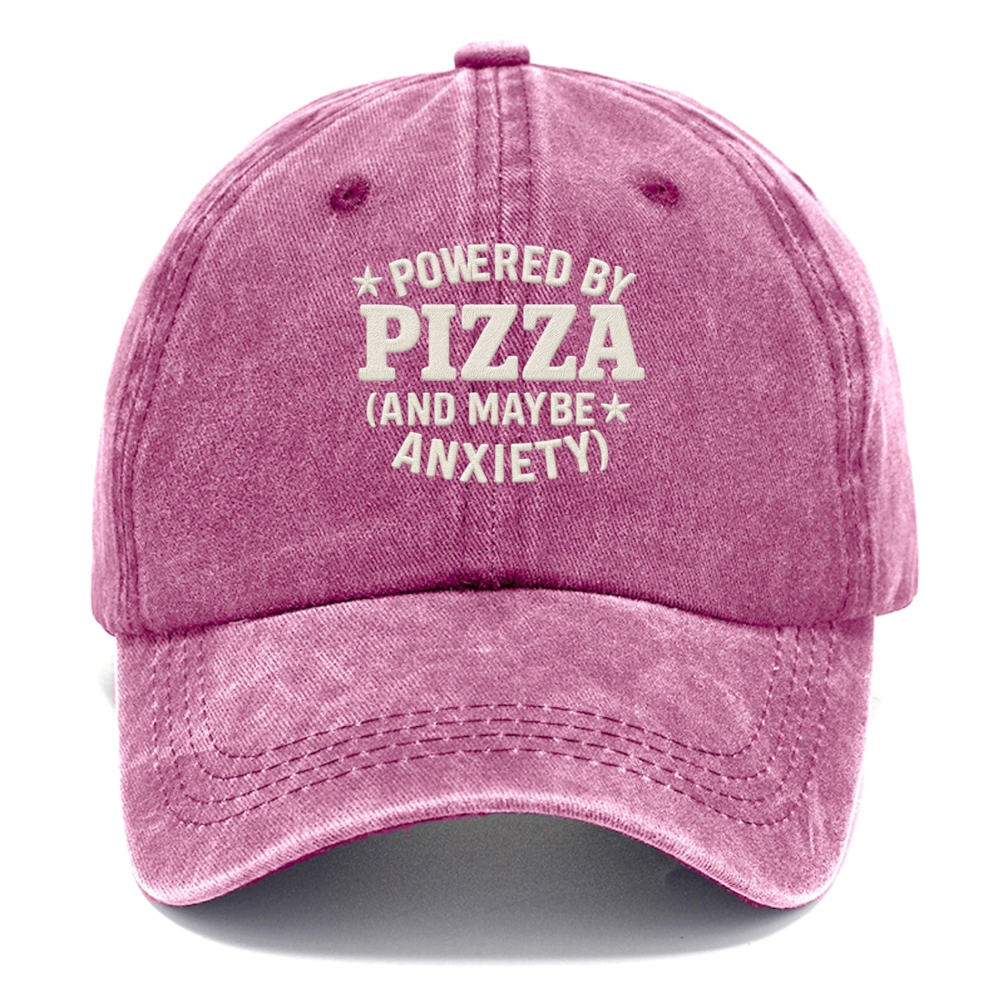 powered by pizza and maybe anxiety Hat