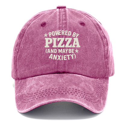 powered by pizza and maybe anxiety Hat