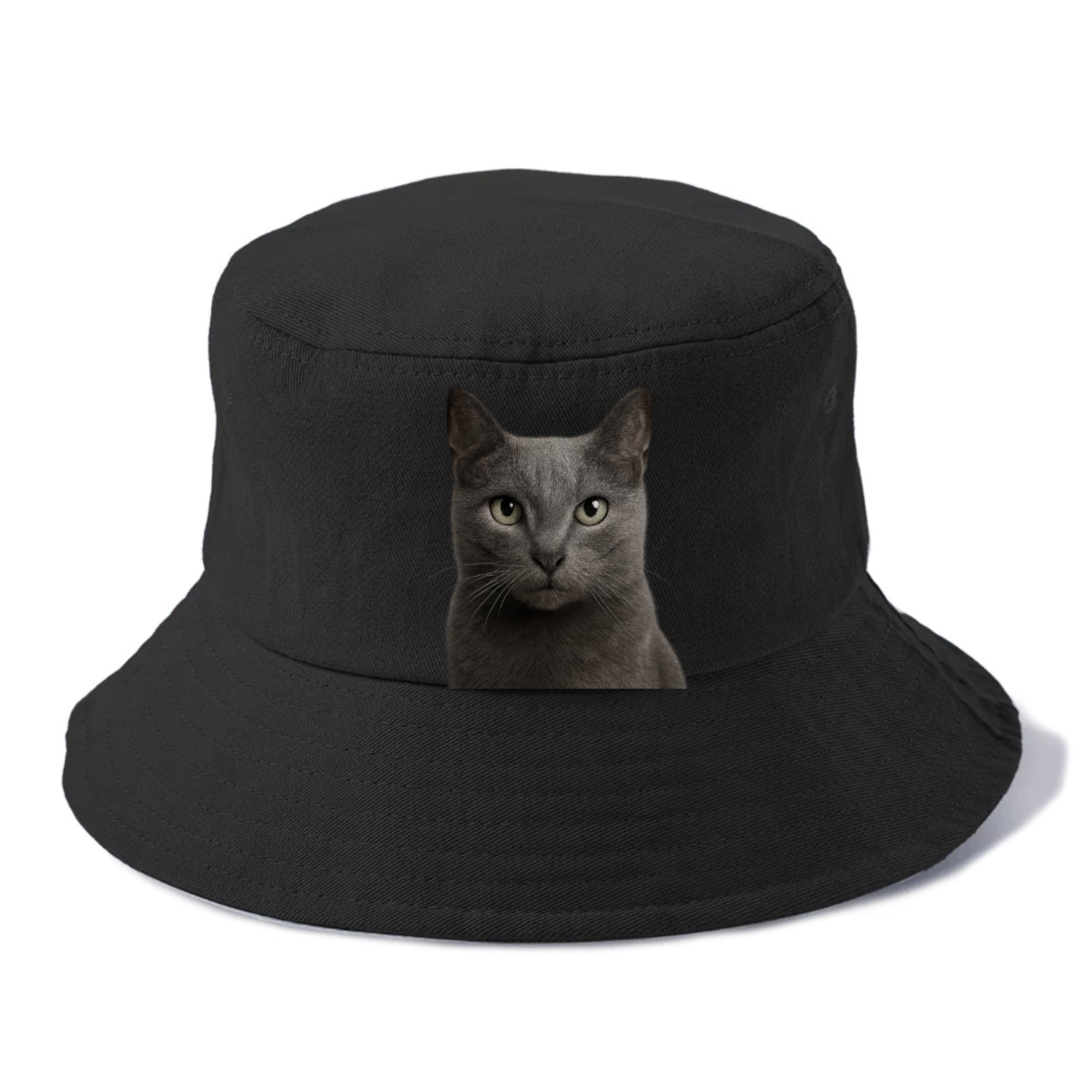 russian blue portrait design Hat