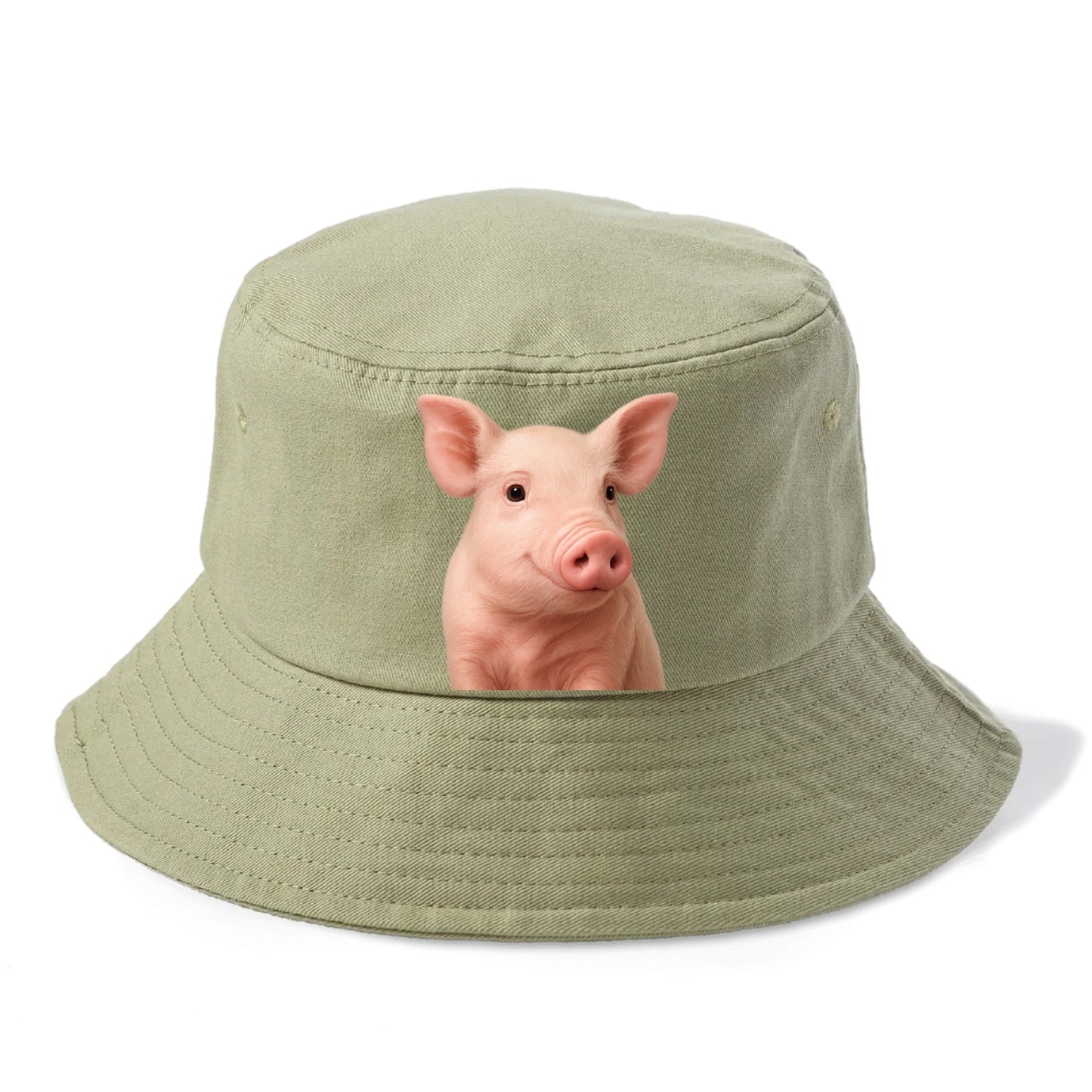pig portrait design Hat