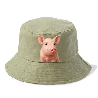 pig portrait design Hat