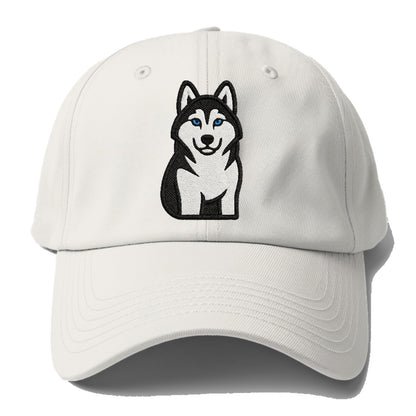 husky-blue-eyes-piercing-gaze Hat