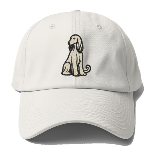 Afghan Hound Cream Colored Design Hat