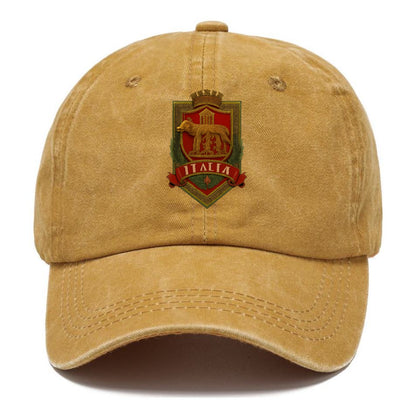 italian wolf heritage Hat