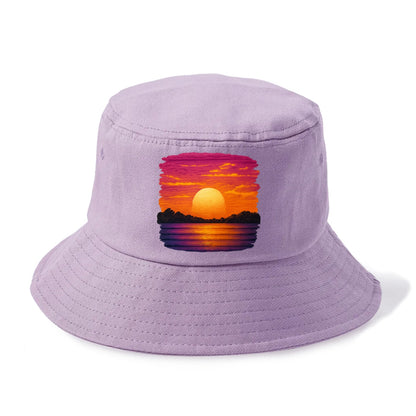 serene sunset hues Hat