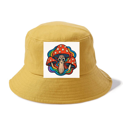 trippy mushrooms with psychedelic aura Hat