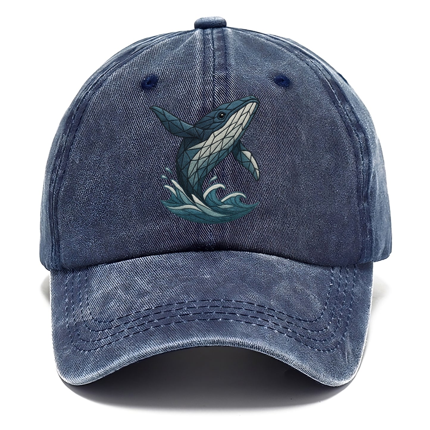 whale ocean waves Hat