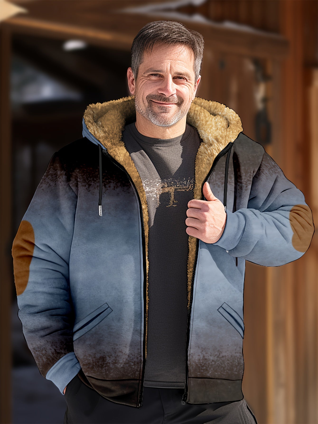 Vintage style fleece hotsell